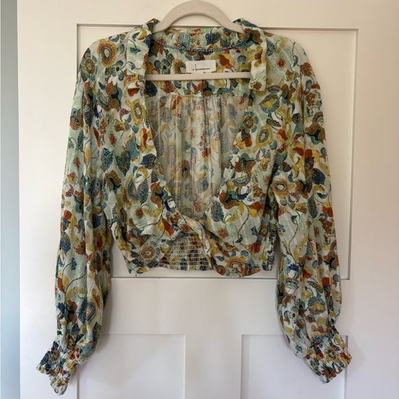 Anthropologie Twist Crop Top Set Size SM - Picture 11 of 16